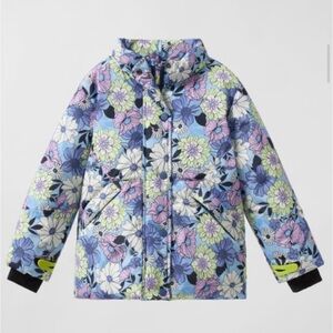 Zara FLORAL WATER RESISTANT JACKET
